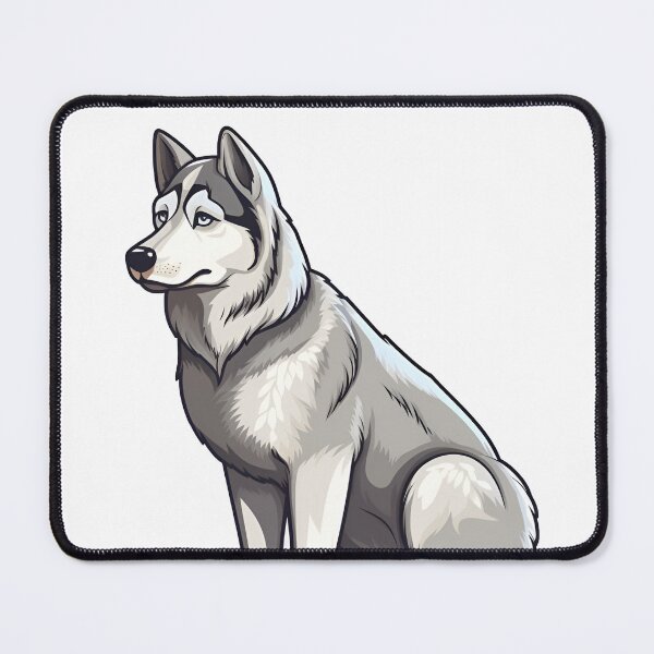 Item preview, Siberian Husky Sitting Dog designed and sold by mydoglove.