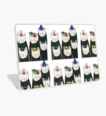 Six cute cats with hats Laptop Skin