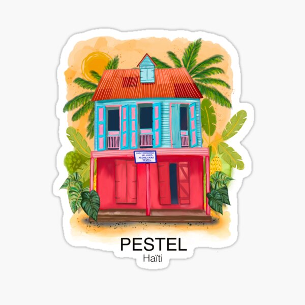 Pestel, Haiti Sticker