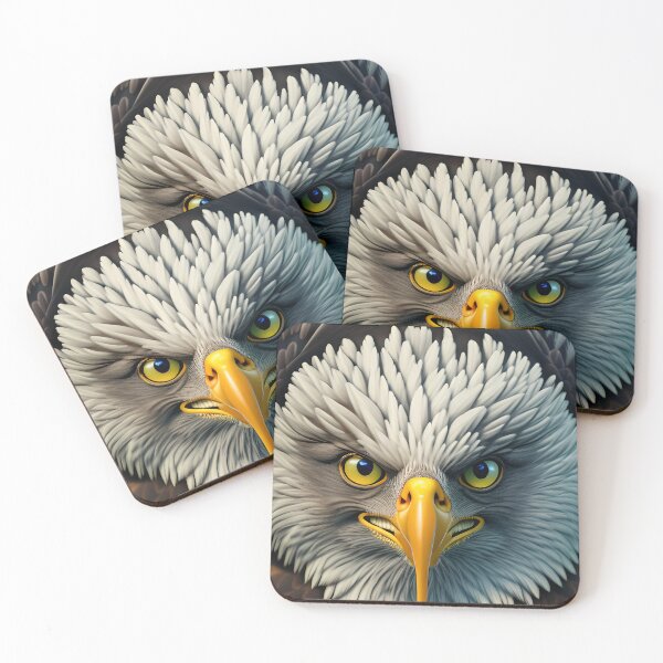 Item preview, Superhero Bald Eagle - Majestic Power designed and sold by ZenEverAI.
