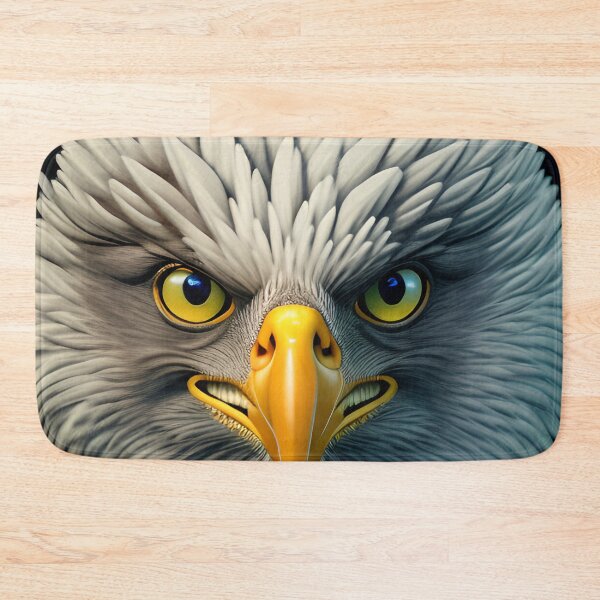 Item preview, Superhero Bald Eagle - Majestic Power designed and sold by ZenEverAI.