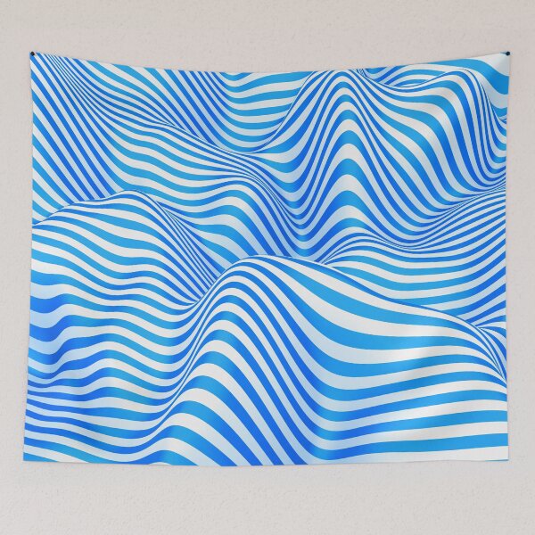 Artikelvorschau, Crazy Striped Waves entworfen und verkauft von stylebytara.
