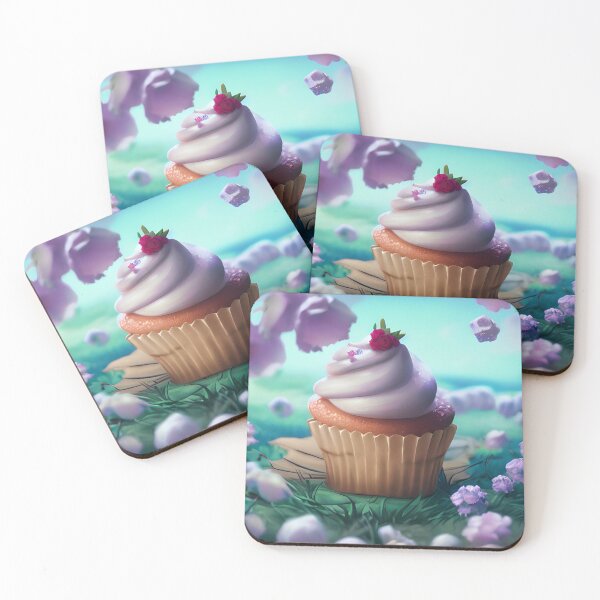 Item preview, Vanilla Cupcake & Blossoms - Sweet Delights designed and sold by ZenEverAI.