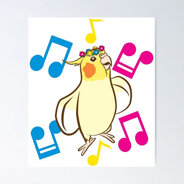 Item preview, Pansexual Pride Bird designed and sold by punkburdarts.