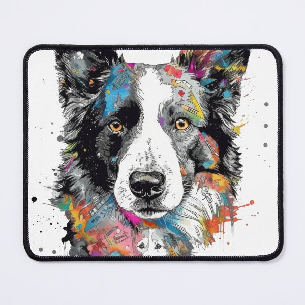 Item preview, Border Collie Collage Art design designed and sold by DooodleGod.