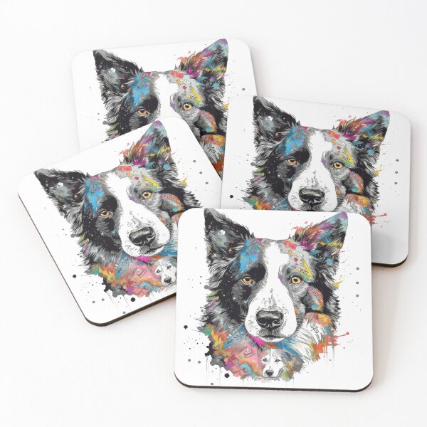 Item preview, Border Collie Collage Art design designed and sold by DooodleGod.
