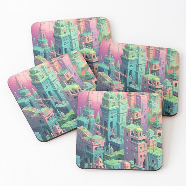 Item preview, Pastel City designed and sold by LandonsLabels.