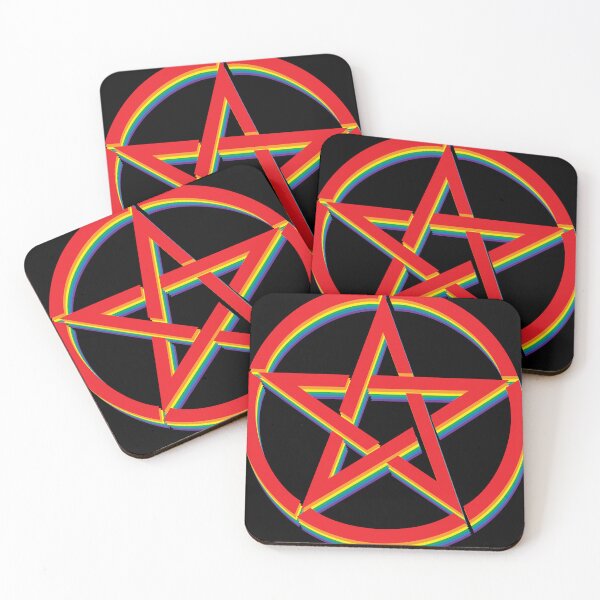 Item preview, Rainbow Pentagram, 6 color pentagrams designed and sold by TheirChoice.