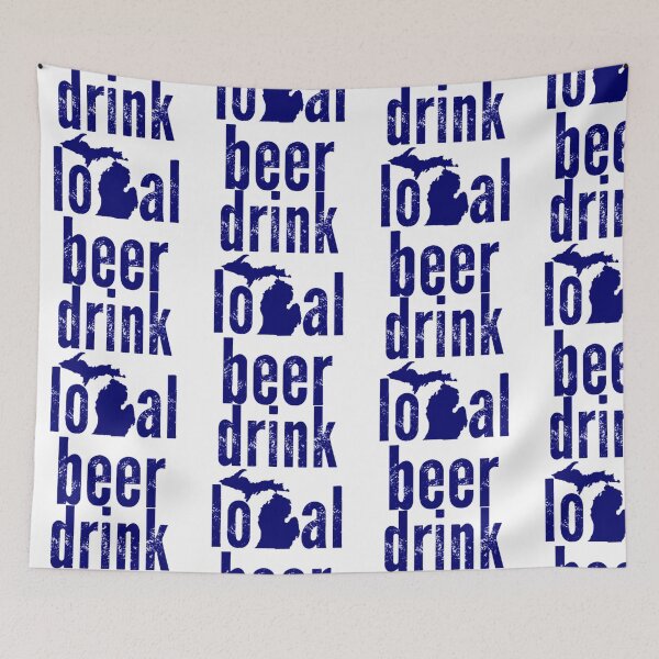 Item preview, Drink Local Beer (MI) designed and sold by XanderKuphal.