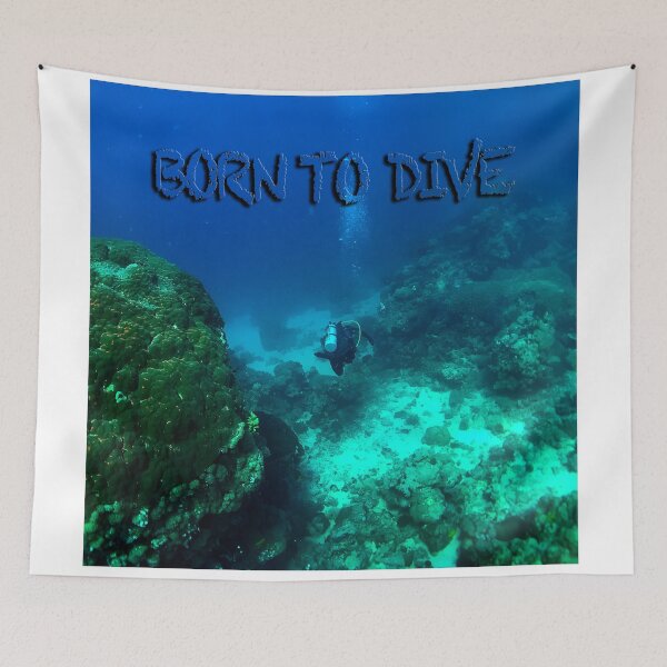 Item preview, Born to dive designed and sold by likbatonboot.