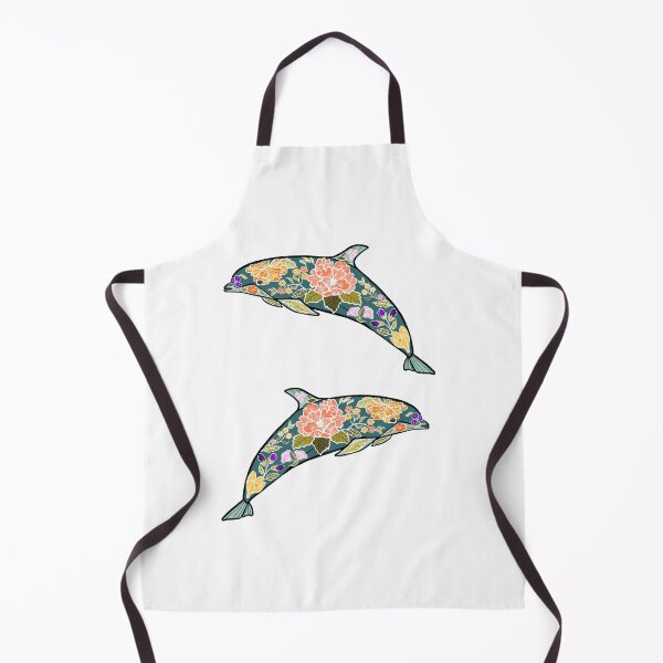 Item preview, Floral Embellished Dolphin designed and sold by CarrieBrose.