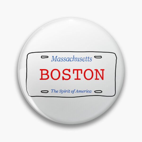 Item preview, Boston License Plate designed and sold by kurtzapno.