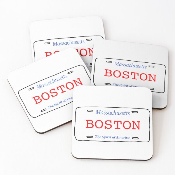 Item preview, Boston License Plate designed and sold by kurtzapno.