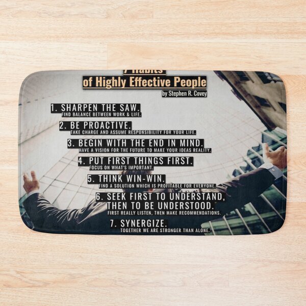 Item preview, 7 Habits of Highly Effective People - Stephen R. Covey Poster 2023 designed and sold by tiara-Sathori.