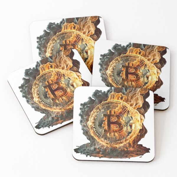 Item preview, illustration 4 Bitcoin Fire designed and sold by Jhuvel.