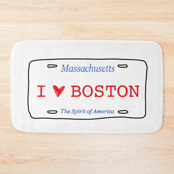 Item preview, I <3 Boston License Plate designed and sold by kurtzapno.