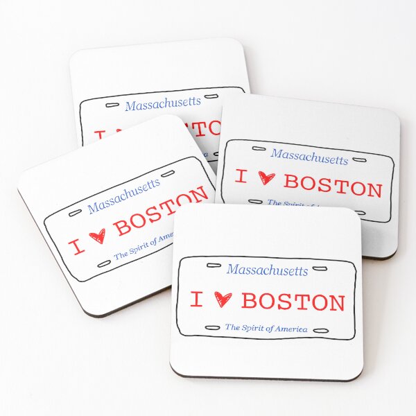 Item preview, I <3 Boston License Plate designed and sold by kurtzapno.