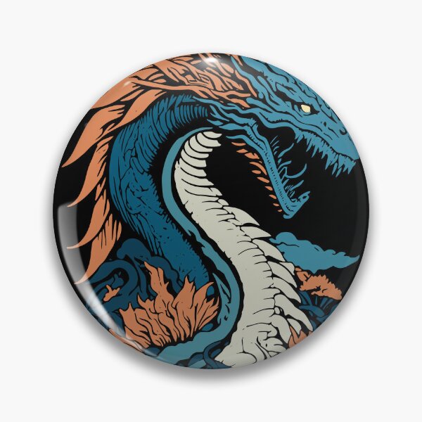 Item preview, Japanese Dragon Illustration designed and sold by DJSK.