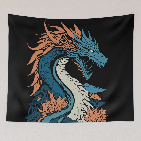 Item preview, Japanese Dragon Illustration designed and sold by DJSK.