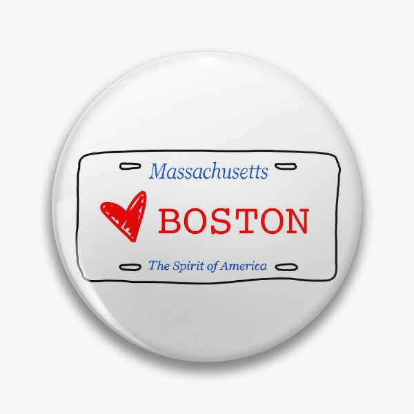 Item preview, <3 Boston License Plate designed and sold by kurtzapno.