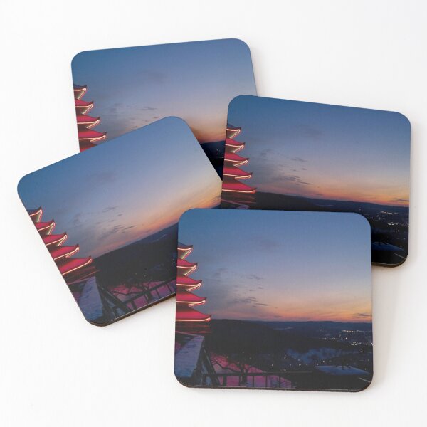 Item preview, Poster Mountaintop Pagoda Print designed and sold by tiara-Sathori.