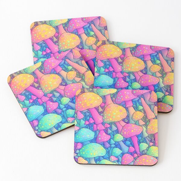 Item preview, "The Enigma of the Interdimensional Mushrooms" designed and sold by Transelasticart.