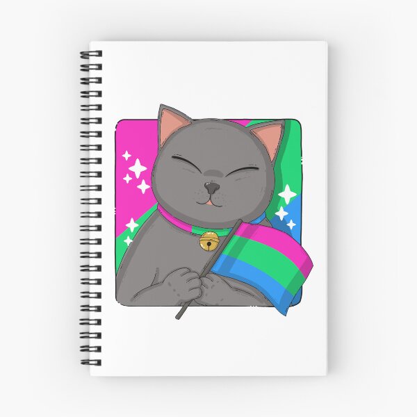 Item preview, British Shorthair Cat Holding Polysexuality Pride Flag designed and sold by Luan Huynh.