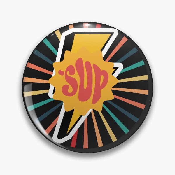 Item preview, Retro lightening bolt design with color burst and groovy saying designed and sold by Strictly McCracken.