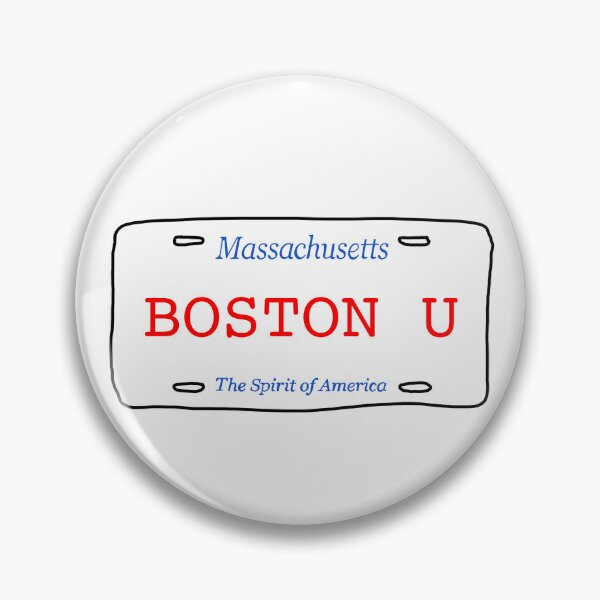 Item preview, Boston U License Plate designed and sold by kurtzapno.