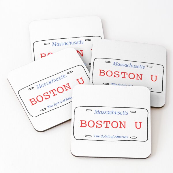 Item preview, Boston U License Plate designed and sold by kurtzapno.