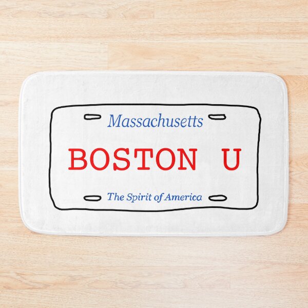 Item preview, Boston U License Plate designed and sold by kurtzapno.