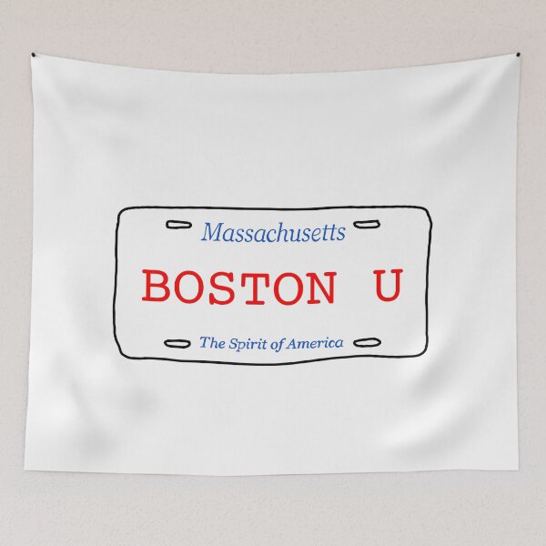 Item preview, Boston U License Plate designed and sold by kurtzapno.