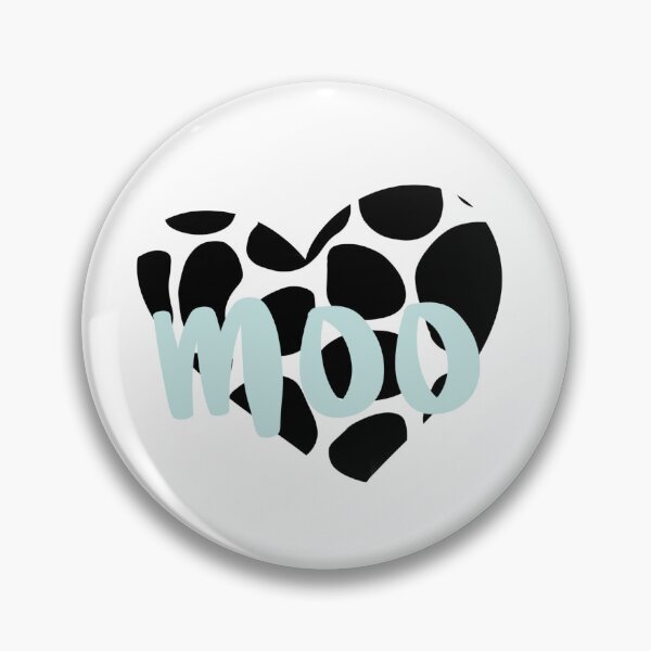 Item preview, Cow Print Moo (Blue + Black) designed and sold by snw-designs.