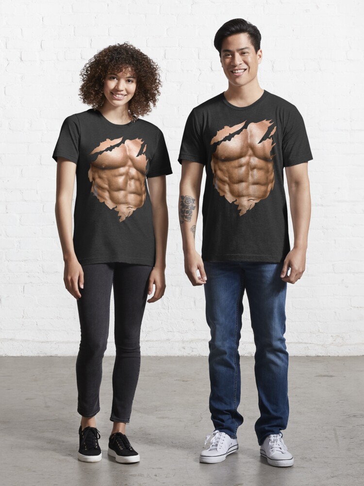 six pack Essential T-Shirt for Sale by esycrazy
