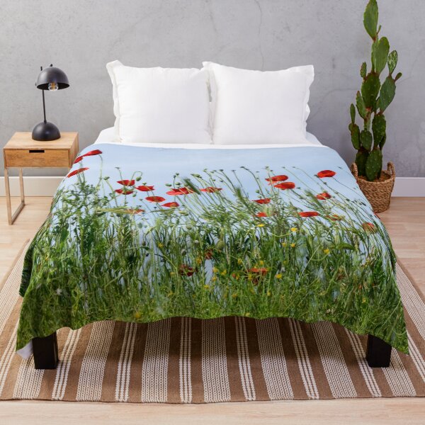Item preview, Breezy Hilltop - Early Summer Poppy Blooms designed and sold by Georgia Mizuleva.