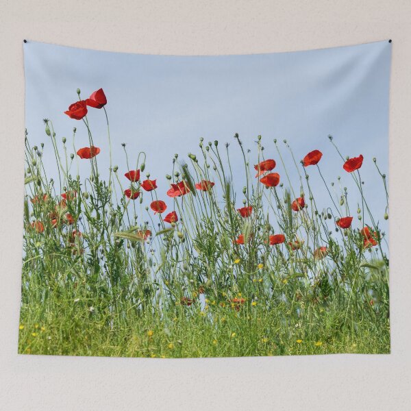 Item preview, Breezy Hilltop - Early Summer Poppy Blooms designed and sold by Georgia Mizuleva.