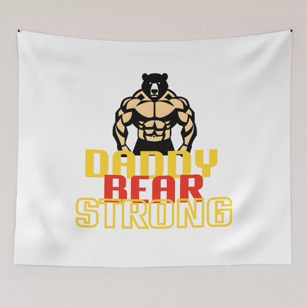 Item preview, PapaBear Strong, DaddyBear Strong. designed and sold by mrjoecreation.