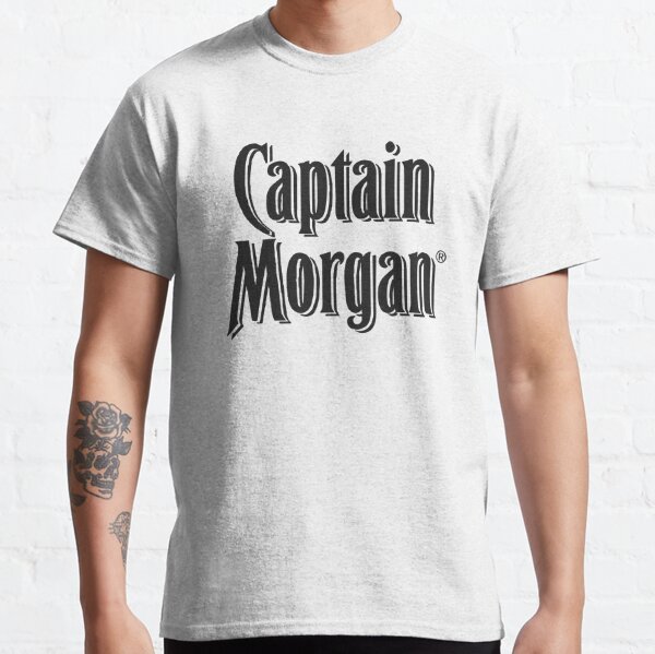 White And Black Captain Morgan Baseball Jersey