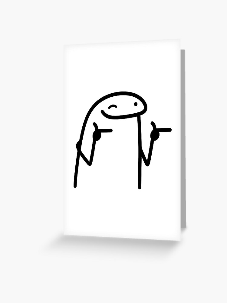 Cool Flork meme Greeting Card for Sale by onlyheba