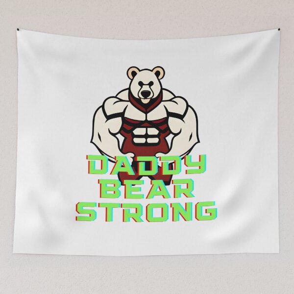 Item preview, PapaBear Strong, DaddyBear Strong. designed and sold by mrjoecreation.