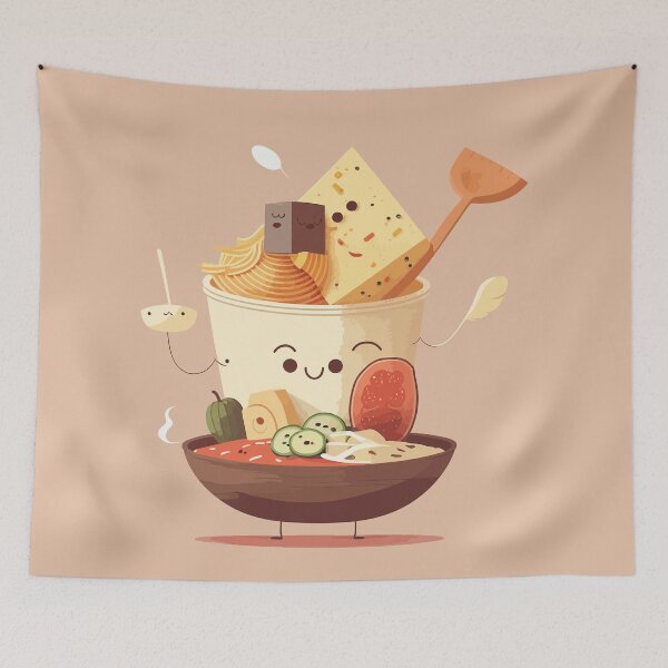 Item preview, Cute Food Doodle designed and sold by Amir Faysal.