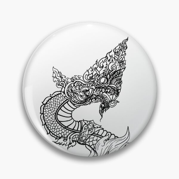 Item preview, line art Naga king snake and tattoo designed and sold by NB-Artist.