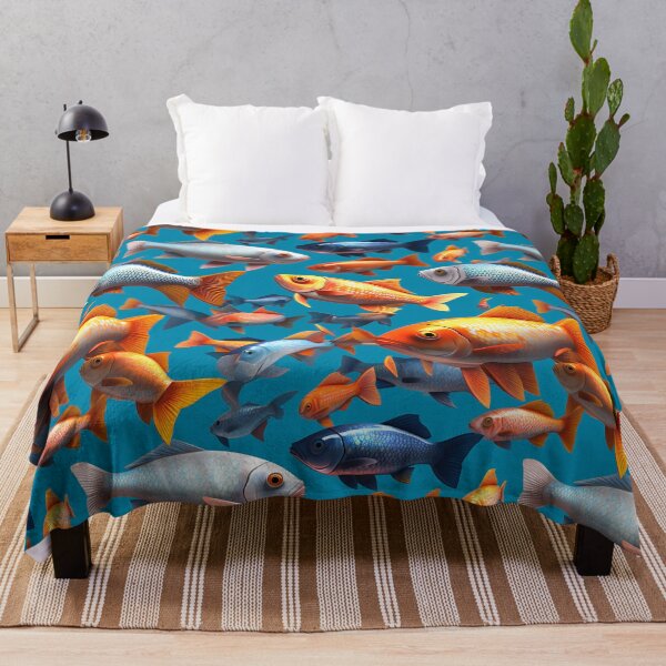 Item preview, colorful swimming koi fishes - Different pattern size? Email me -  designed and sold by Picture-Art.