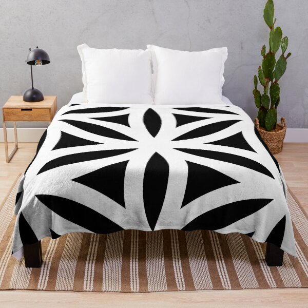 Item preview, ❁ FLOWER OF LIFE b&w designed and sold by aipinupdoll.