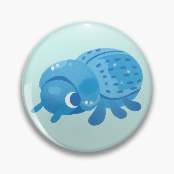 Item preview, blue death feigning beetle designed and sold by otterguppy.