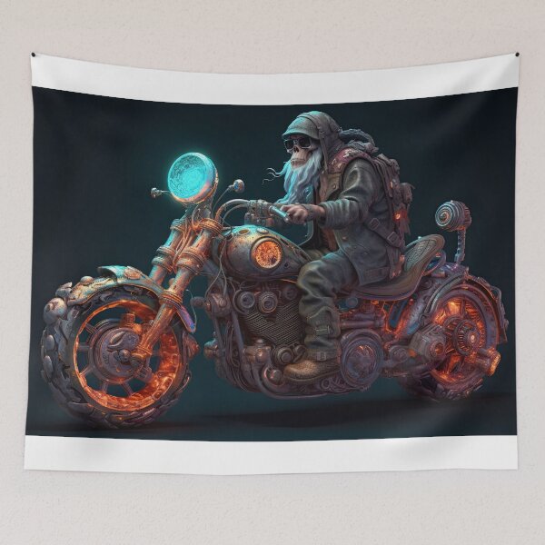 Item preview, Old Timer Bad Ass Biker designed and sold by Diego Re.
