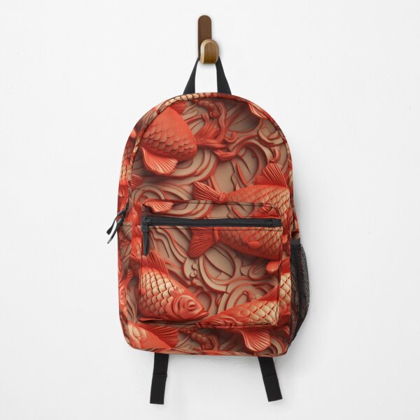 Item preview, red abstract koi fishes - Different pattern size? Email me -  designed and sold by Picture-Art.