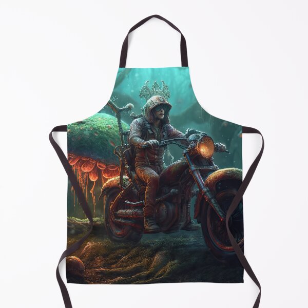 Item preview, Mushroom Man Biker Leaving His Home designed and sold by Diego Re.