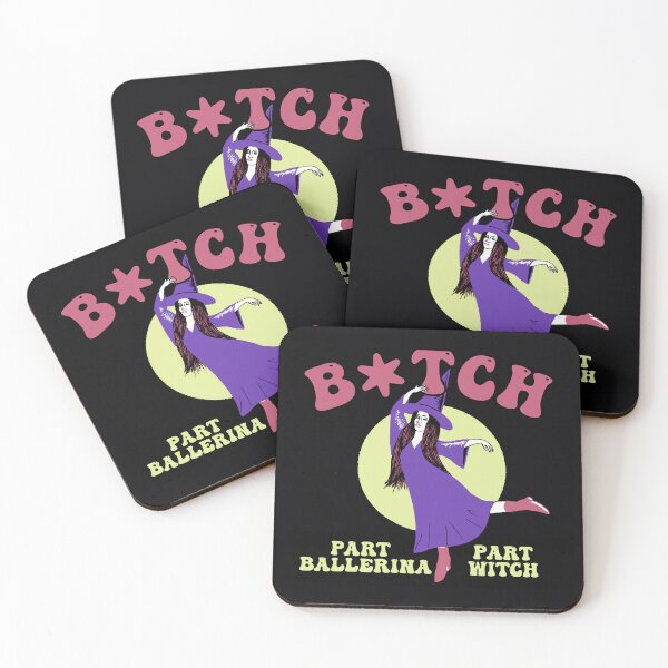 Item preview, Part Ballerina, Part Witch = Likable B*tch (Funny Portmanteau) designed and sold by mindful iris.