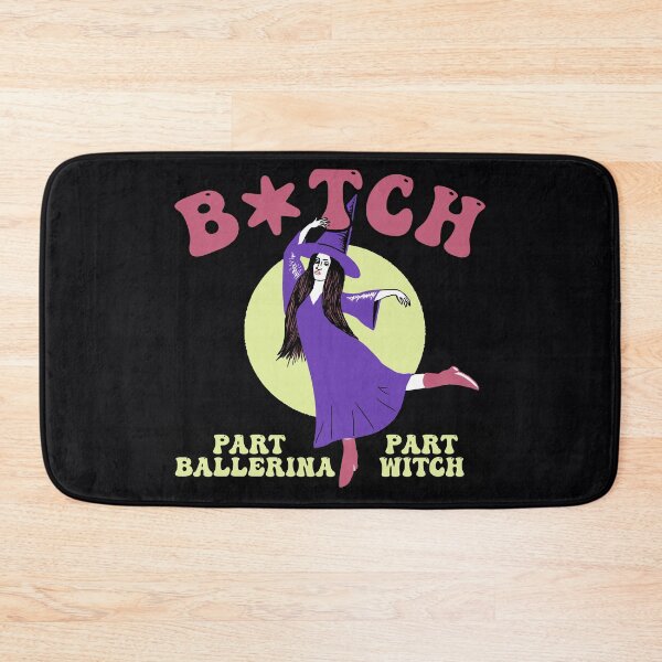 Item preview, Part Ballerina, Part Witch = Likable B*tch (Funny Portmanteau) designed and sold by mindful iris.